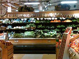 Grocery Store Produce Section