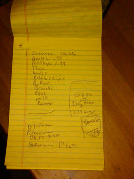 Grocery List