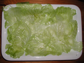 Green Cabbage Leaf